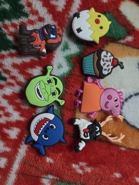 🌼2 For $10🌼Kids Toy Character Shoe Charms - Colorful Assorted Set